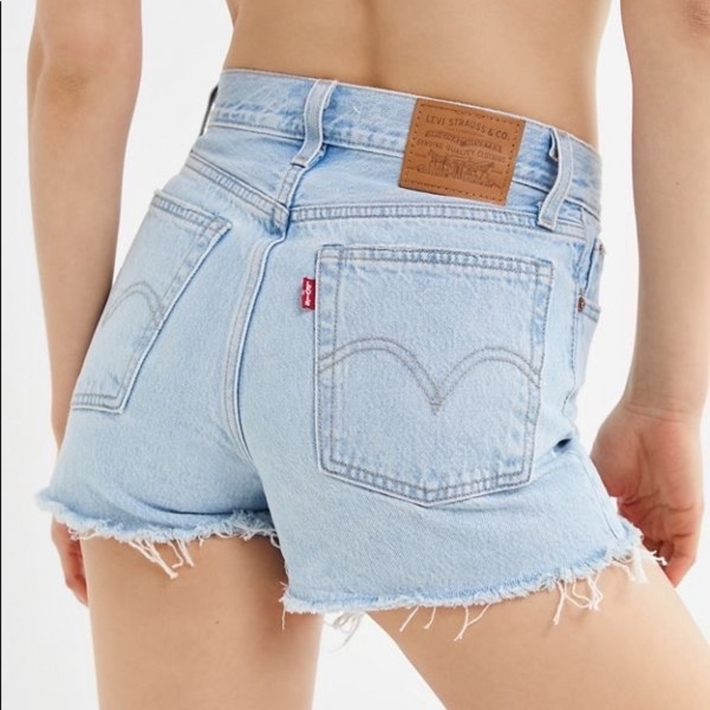 Levi’s high waisted wedgie shorts